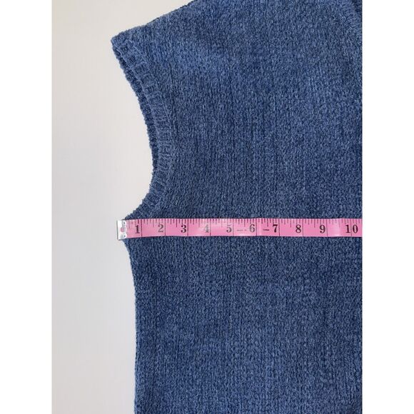 J. Jill Blue Fringe Hem Top - Picture 9 of 16